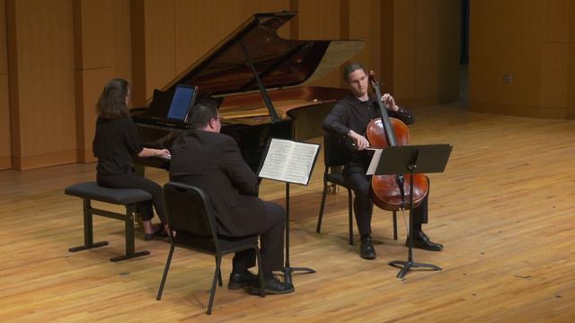 Brahms Trio in A Minor, Op 114, Movement 1 (Garrett Hayes, cello ; Elizabeth Ritchie, piano) смотреть онлайн
