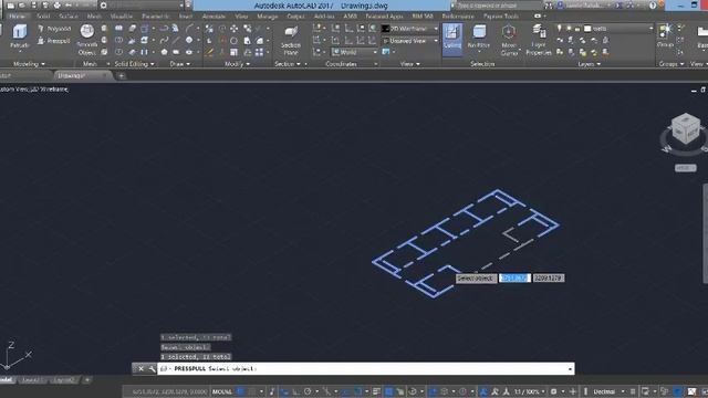 33-How to Convert 2D Walls to 3d Walls in AutoCad 2014/15/16/17/18 смотреть онлайн