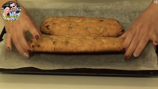 Популярное Итальянское печенье Бискотти (biscotti Cantucci), вкусно так что закатываются глаза смотреть онлайн