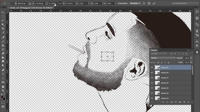 Photoshop CC | VECTOR ART | Drake смотреть онлайн