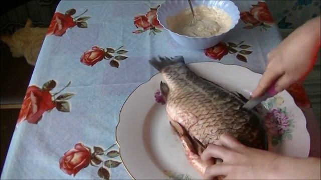 Обалденный Карась в духовке. Пальчики оближешь.