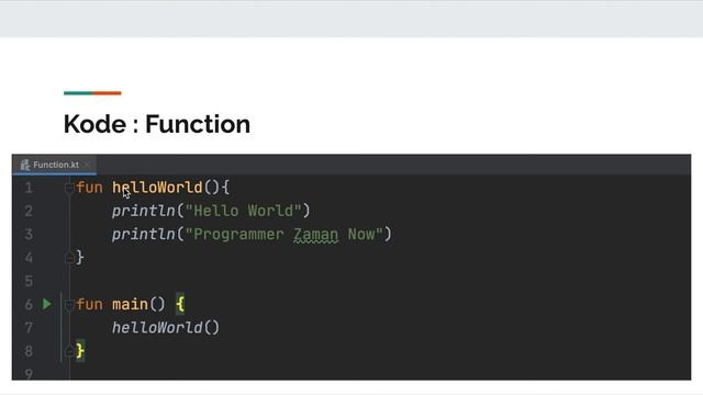Belajar Kotlin Dasar - 19 Function смотреть онлайн