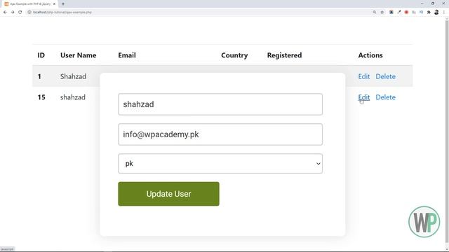 26 - jQuery Ajax with PHP - Tutorial in Urdu & Hindi смотреть онлайн