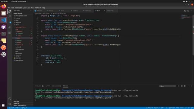 How to Build a REST API With Deno, Oak, & MongoDB Example. CRUD REST API Tutorial Using Deno смотреть онлайн