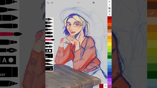 Speed Paint, Sonya leaning forward смотреть онлайн
