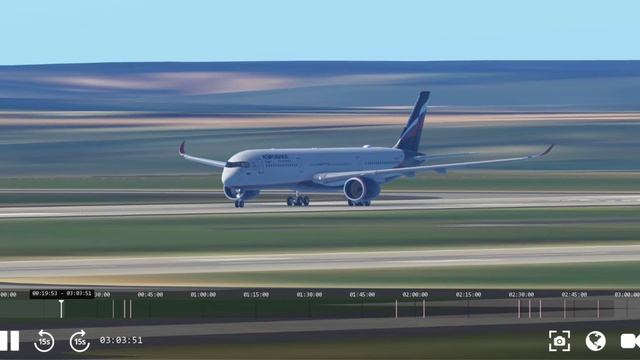 [Infinite Flight] Aeroflot A350-900 Taking-off From Moscow Sheremetyevo International Airport ??