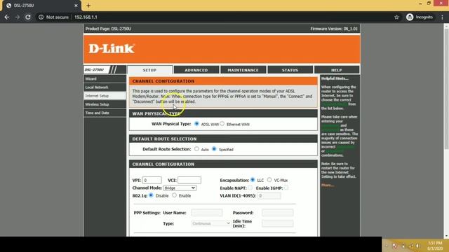 How to select WAN port in DSL-2750U router & setup PPPoE Internet connection on it || TechIQ смотреть онлайн