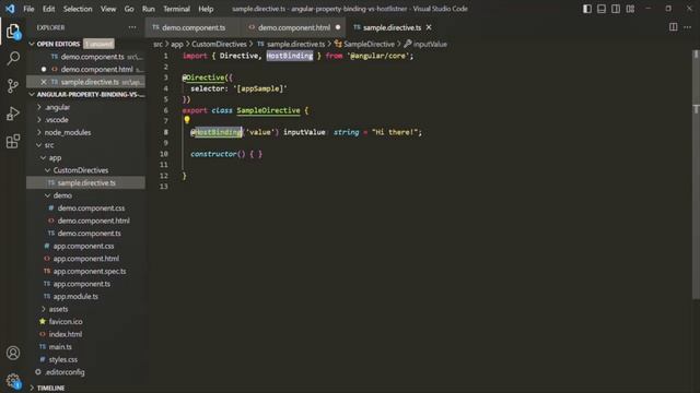 #51 Property Binding vs @HostBinding | Creating & Using Custom Directive | A Complete Angular Cours смотреть онлайн