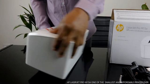 HP LASERJET PRO M15A ONE OF THE SMALLEST AND AFFORDABLE PRINTER EVER смотреть онлайн