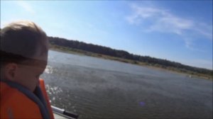 Моторная лодка ПВХ Посейдон Касатка 365, мотор Yamaha 9,9-15. Река Ока Велигож -  Егнышевка