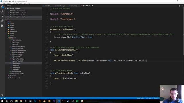 Unreal Engine 4 C++ Tutorial: Timer Actor смотреть онлайн