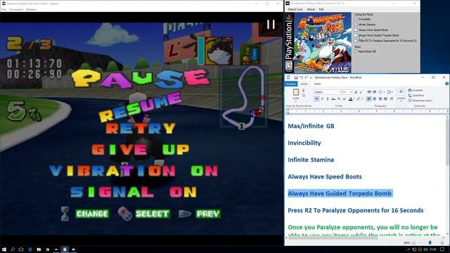 Bomberman Fantasy Race (PSX) [Trainer v1.0] + 6 смотреть онлайн