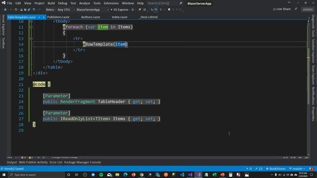 Blazor Tutorial : Templated Components | Html Table - EP21 смотреть онлайн