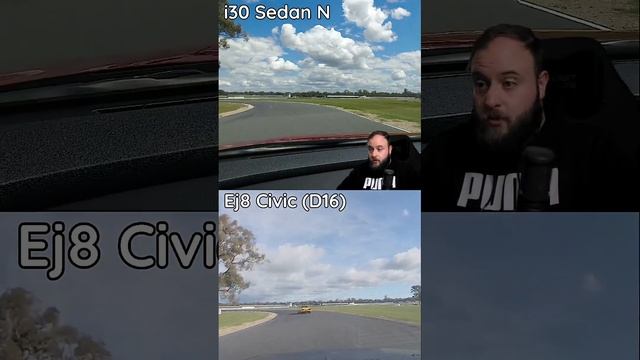 STOCK Honda Civic (D16) compared to i30N смотреть онлайн