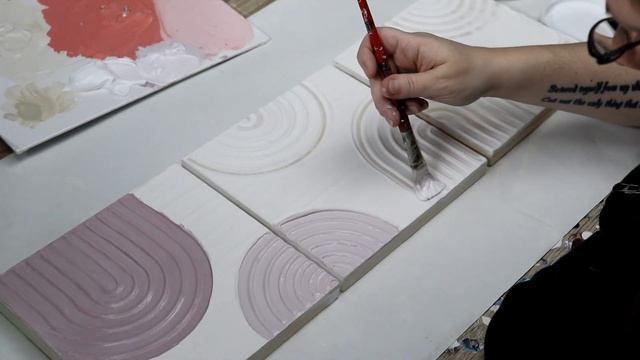 (87) Amazing DIY Textured Wall Art with Gold Leaf / Simple DIY Wall Art with Spackle! смотреть онлайн