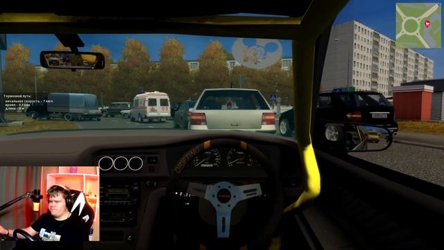 РАЗДАЛ БОКОМ НА ЧАЙЗЕРЕ ▪ CITY CAR DRIVING С РУЛЕМ ▪ #6 смотреть онлайн