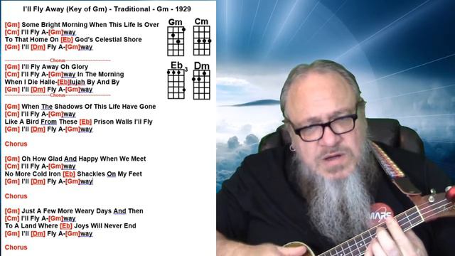Ukulele Lesson Tutorial "I'll Fly Away" in Minor Key смотреть онлайн