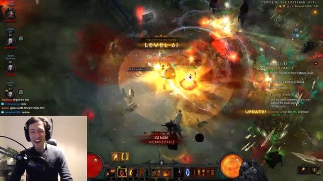 INSANE Temple Of The Firstborn Layout And 58-66 Streak In 2min! - Season 22 Leveling Highlight
