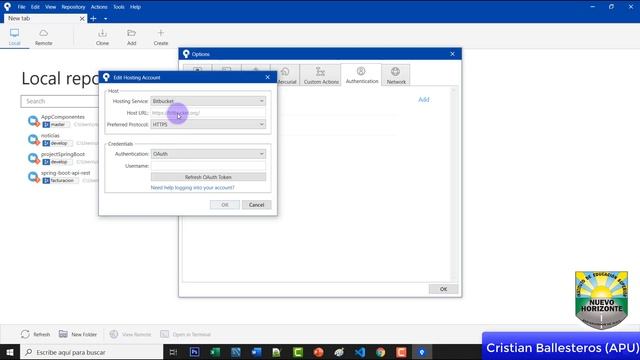 descargar e instalar Sourcetree y configurar mi cuenta de git смотреть онлайн