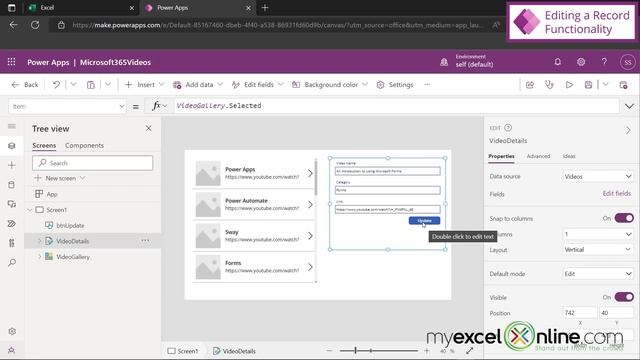 How to Create a Data Entry Form in Microsoft Power Apps - A Tutorial смотреть онлайн