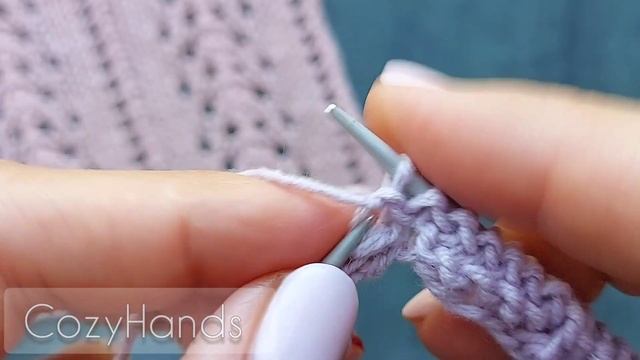 Великолепные ажурные дорожки / Простой и лёгкий узор спицами смотреть онлайн
