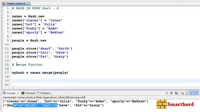 #41 Ruby Tutorial : Hash : Part - 4 смотреть онлайн