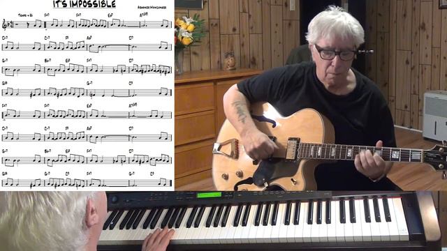 It's Impossible - Jazz guitar & piano cover ( Armando Manzanero ) смотреть онлайн