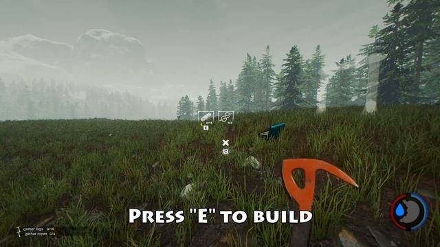 The Forest - How to build a freestanding zipline смотреть онлайн