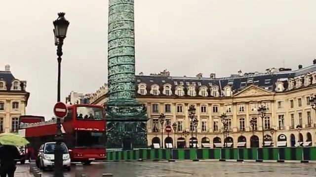 Place Vendôme. Paris. France. Париж. Вандомская площадь смотреть онлайн