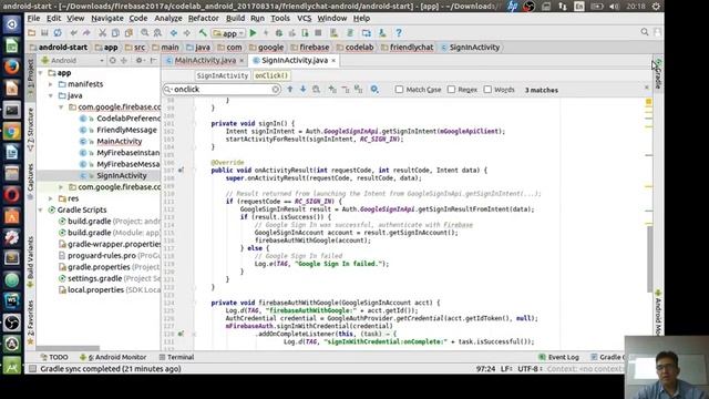 android studio firebase programming review смотреть онлайн