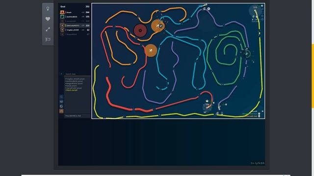 Game play: Curve Fever Pro смотреть онлайн