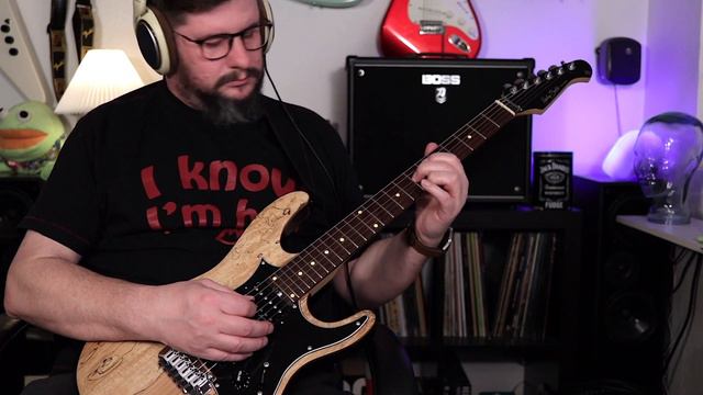 Easy Practice - Following The Chords To A Backing Track on a Harley Benton Dynamic смотреть онлайн
