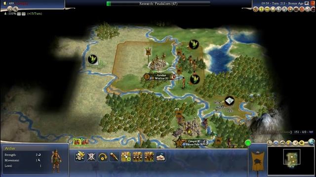 Let's Play Rhye's and Fall of Civilization in Abundance; Native Americans; part 1 смотреть онлайн