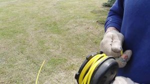 Как привально вставлять леску, на мотокоск STIHL FS 250.