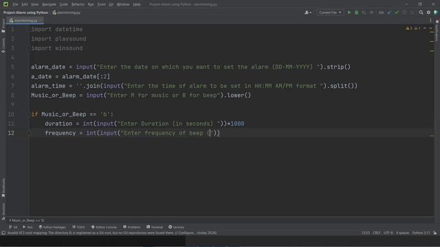 Alarm Clock with Ringtone play feature - Python Project for Beginners [Source Code Included] смотреть онлайн