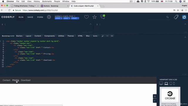 The Bootstrap Navigation Bar смотреть онлайн