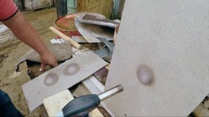 Тест материала Минерит для экранирования вокруг печи в бане