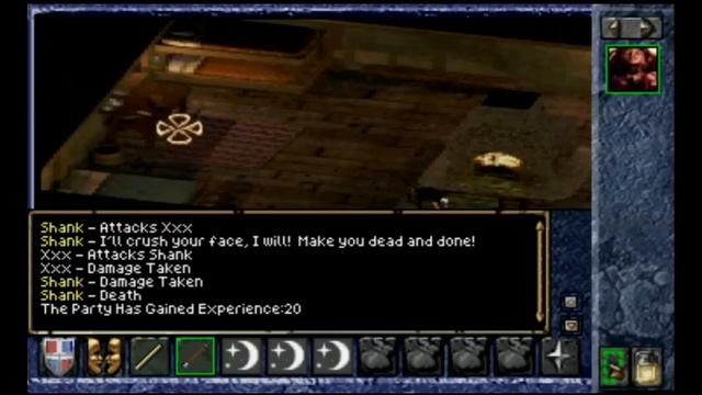 Baldur's Gate Gameplay PS1
