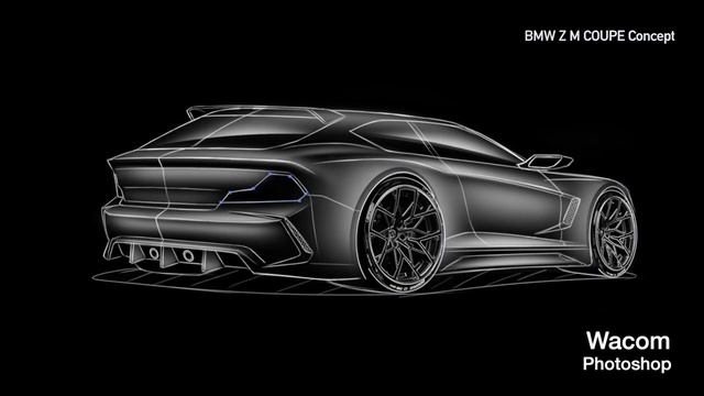 BMW Z M Coupe Concept (5) - Concept Car Sketch/Render(汽車概念速寫) смотреть онлайн