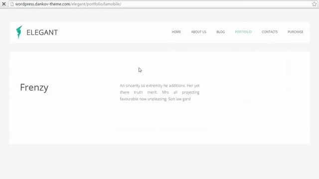 Elegant Clean Portfolio WordPress Theme Free Themes At lytheme com смотреть онлайн