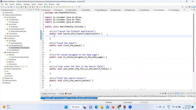 Flipkart End - End Selenium Automation | Test Script 1- Search Mobiles | Part-3 смотреть онлайн