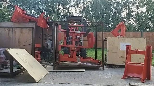 #погрузчик #бизнес Колесный минипогрузчик. Электро 0.4Т