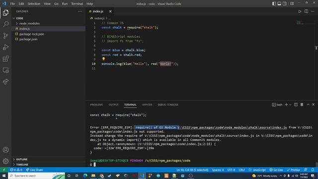 Use ESM In A Node Project смотреть онлайн