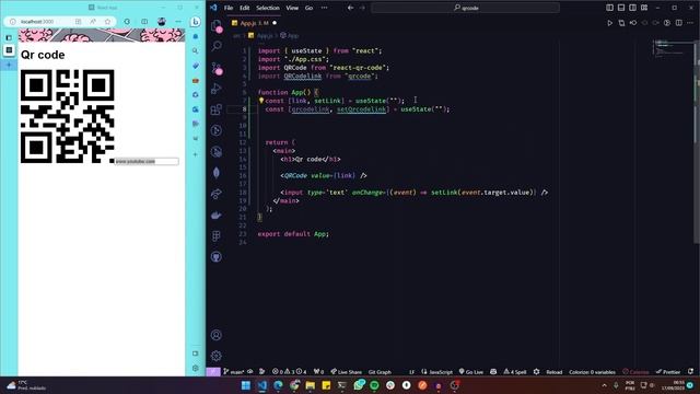Como criar um GERADOR DE QR CODE com React.Js смотреть онлайн
