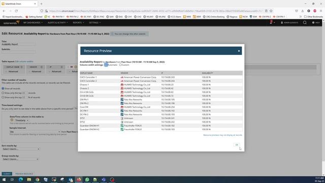 Daily Availability Report in SolarWinds смотреть онлайн