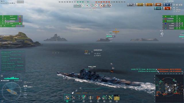Крейсер Atago 198К Урона! бой против 10 лвл! World of Warships смотреть онлайн