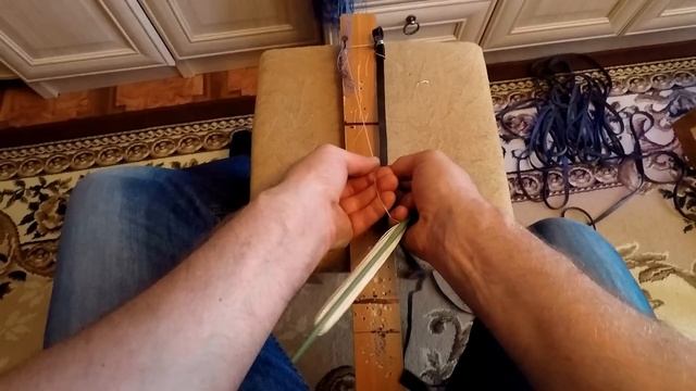 Как Быстро и Правильно Насадить Низа на Рыболовную Сеть! Секрет Посадки! смотреть онлайн