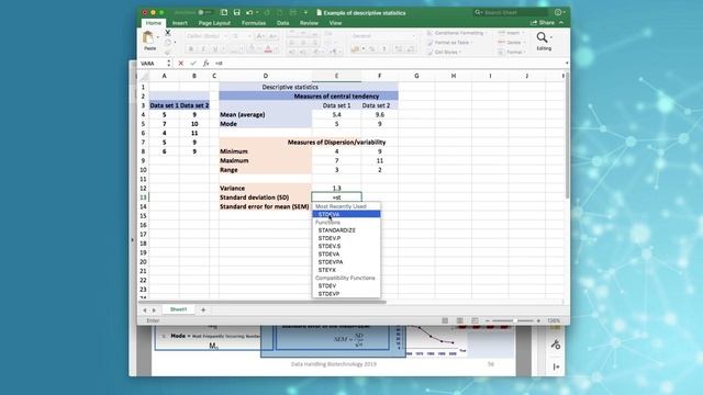 Descriptive statistics using Microsoft excel смотреть онлайн