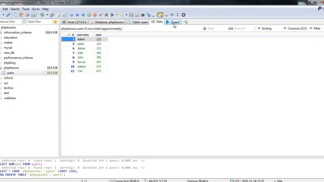 MySQL #4-Dars. Select, count, sum, order by смотреть онлайн