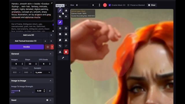 Full Control On Your AI Creation Using InvokeAI Inpainting Trick
